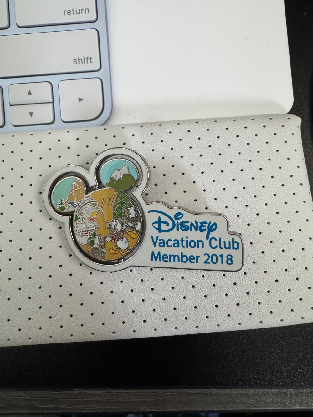 Disney Vacation Club DVC Member Spinner Donald Duck Pin 2018 LE